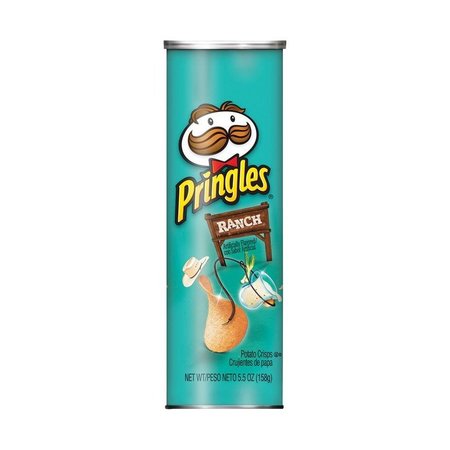 PRINGLES Ranch Chips 5.5 oz Can, 14PK 649616